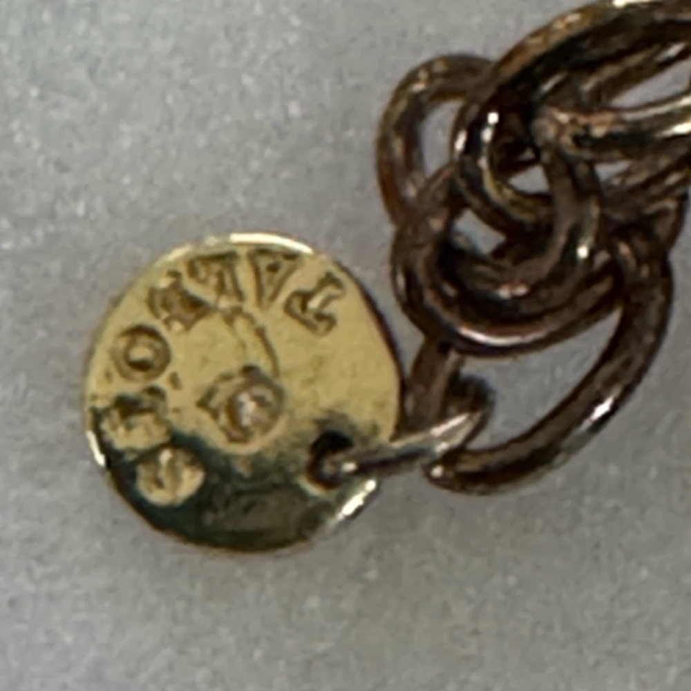 Talbots tortoise-leopard flower statement necklace and matching pin set. - Picture 3 of 4